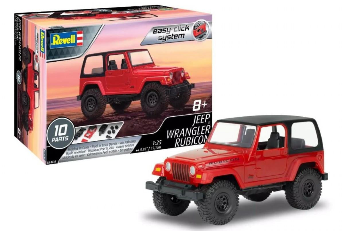 Revell 1/25 Jeep Wrangler Rubicon Snap 1239